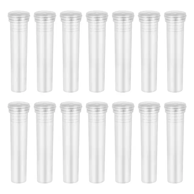 10 Provette Plastica Per Fiori Con Tappi - Tubi Riutilizzabili Per Composizioni - Foto 4