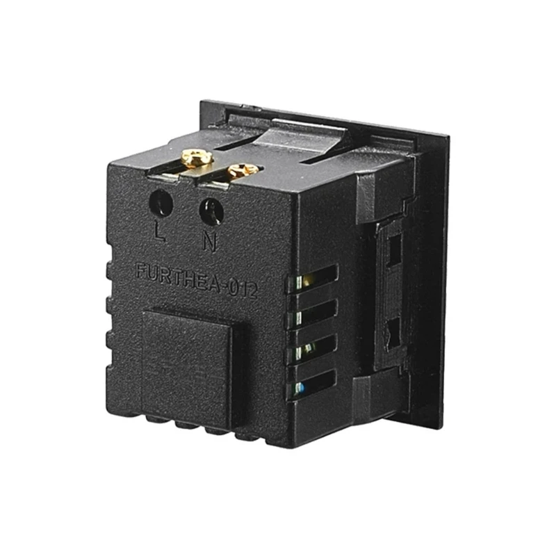 E41W Receptáculo escritorio USB Módulo panel alimentación carga Salida 5V 2.1A Fuente alimentación Módulo