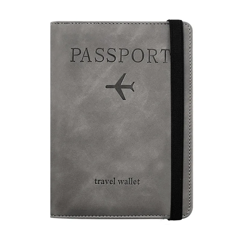 RFID Passport Bag Protective Cover Travel Wallet Document Card Holder Passport Holder Air Ticket Holder Overseas Storage Bag