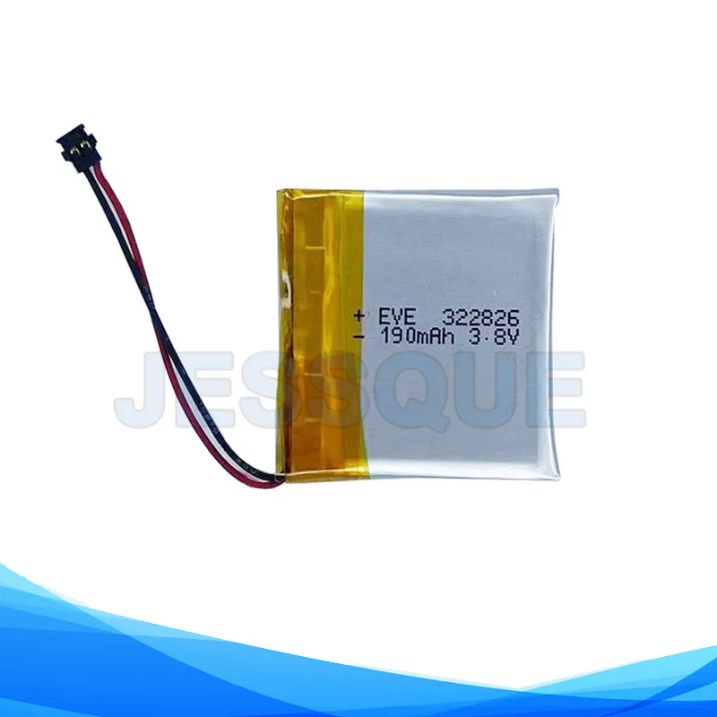 Original Replaces 190mAh 322826 Battery For Child Heart Rate Monitor Watch Batterie Accumulator AKKU