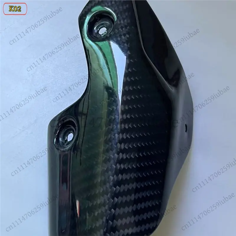 BK_S1000R For BMW M1000R 2021-2024 Carbon Fiber Exhaust Heat Shield Cover Protector Motorcycle Fairings Accessories