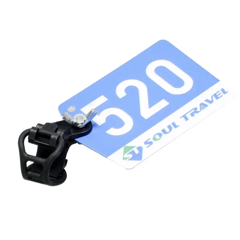 

MTB Bike Triathlon Racing Number Plate Mount Holder For Road Bicycle Cycling Rear License Number Seatpost Racing Cards Bracket