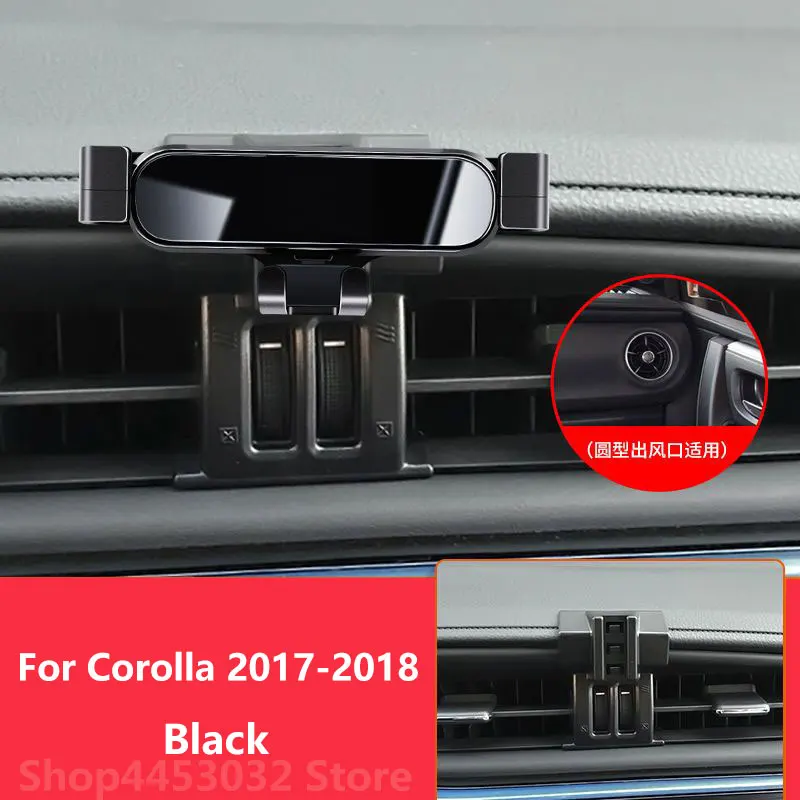 Car Mobile Phone Holder For Toyota Corolla 2022 - 2014 2019 2017 Mounts Bracket Rotatable Support  GPS Stand Accessories