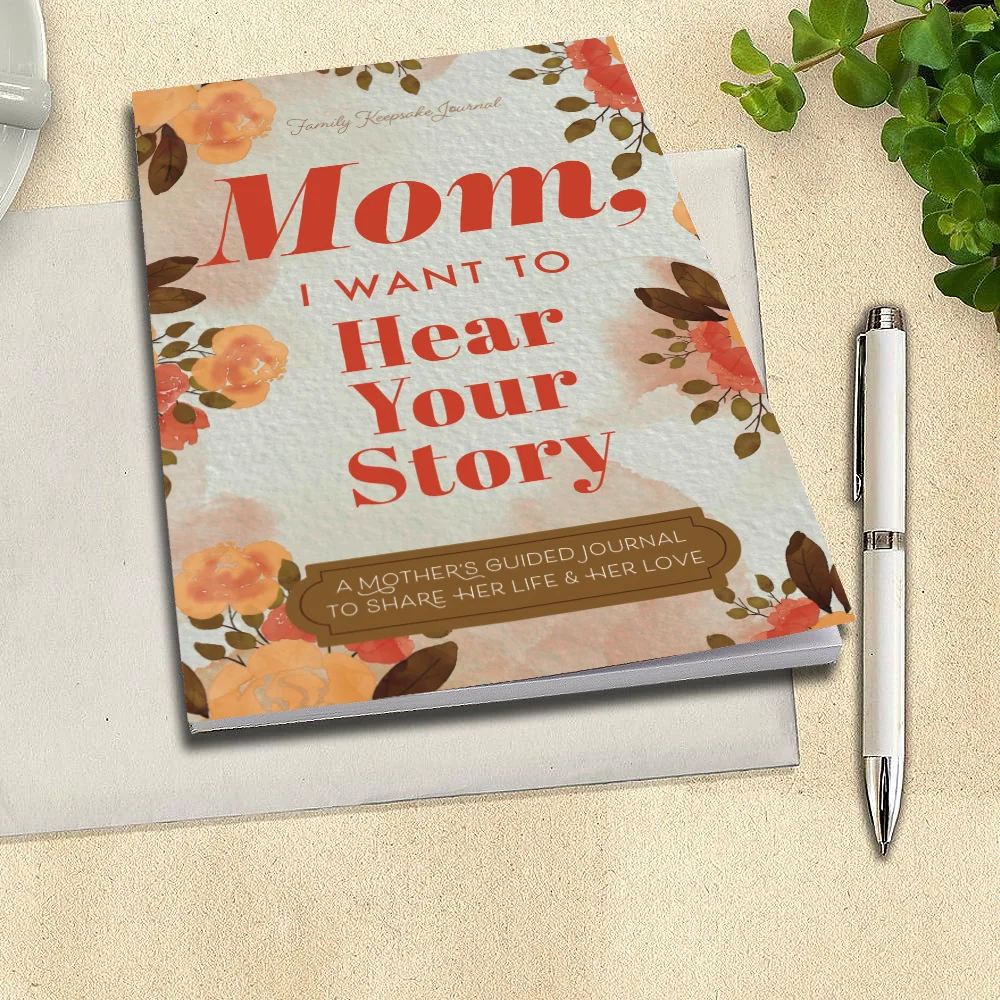 Mom, I Want To Hear Your Story Dad Mom Leather Memory Books A Father\'s Guided Journal To Share His Life Memory Books