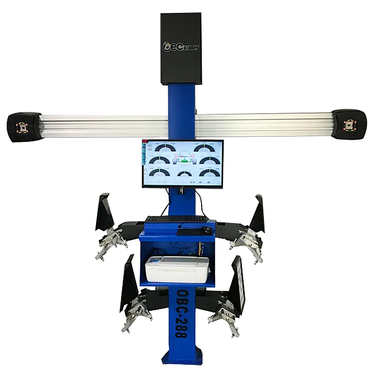 Popular Aligner Machine / 3D Wheel Alignment /four Post Car Lift Use With Alignment Machine For Garage