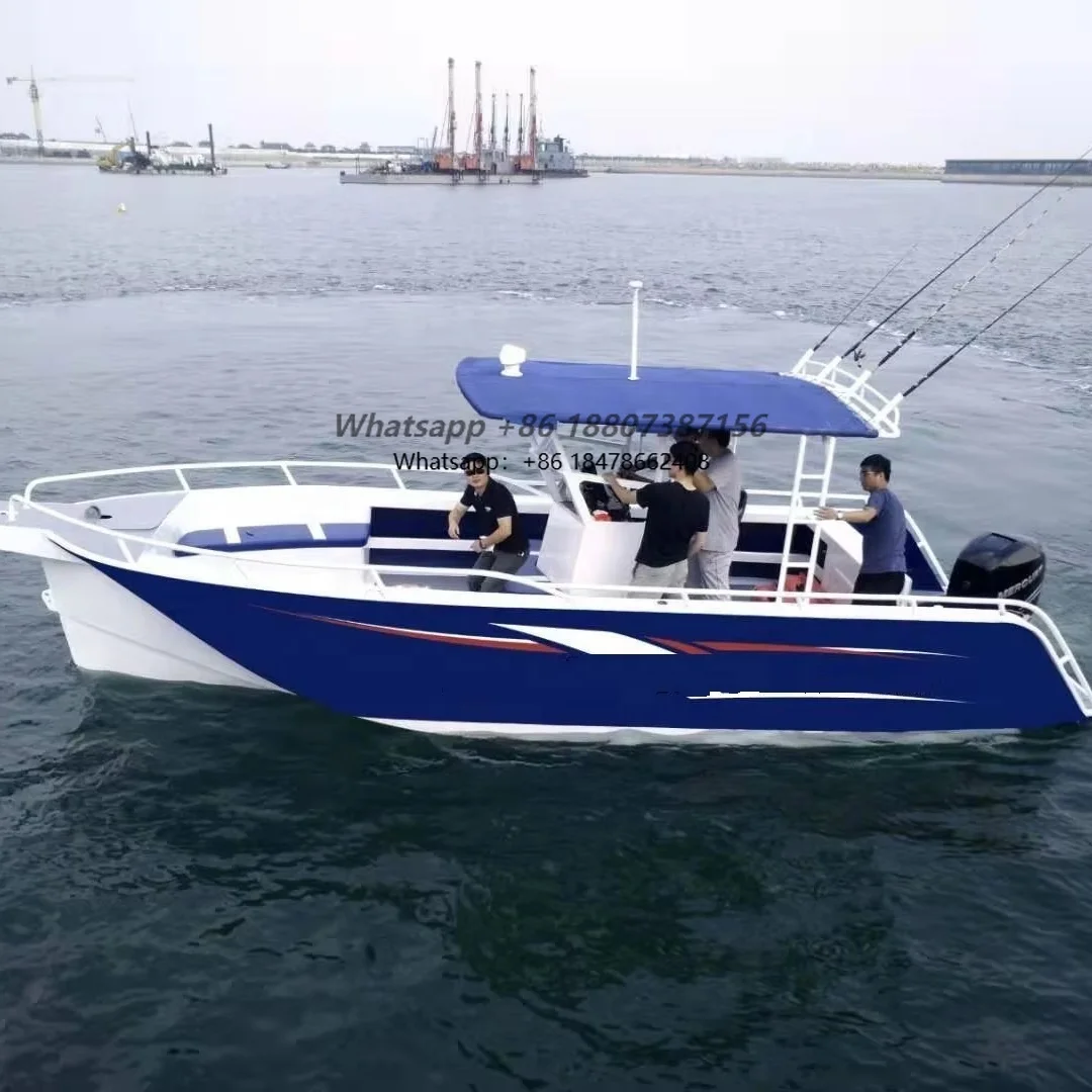 Grandsea 25ft Air Rider Design Aluminum High Speed Fishing Boat for sale