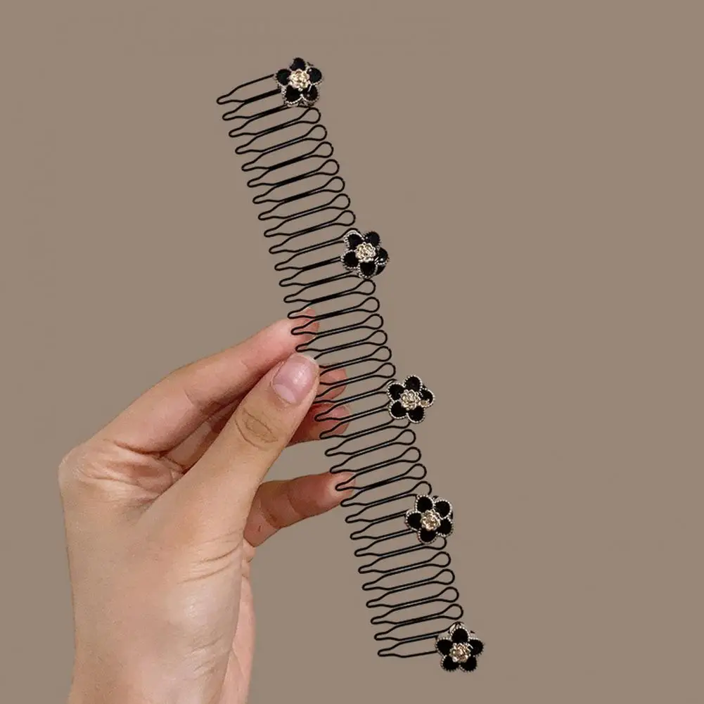 Hair Fixer Comb Hair Braiding Tool Invisible Hairstyle Hair Accessories Set for Women U-shape Finishing Fixer Wavy for Girls