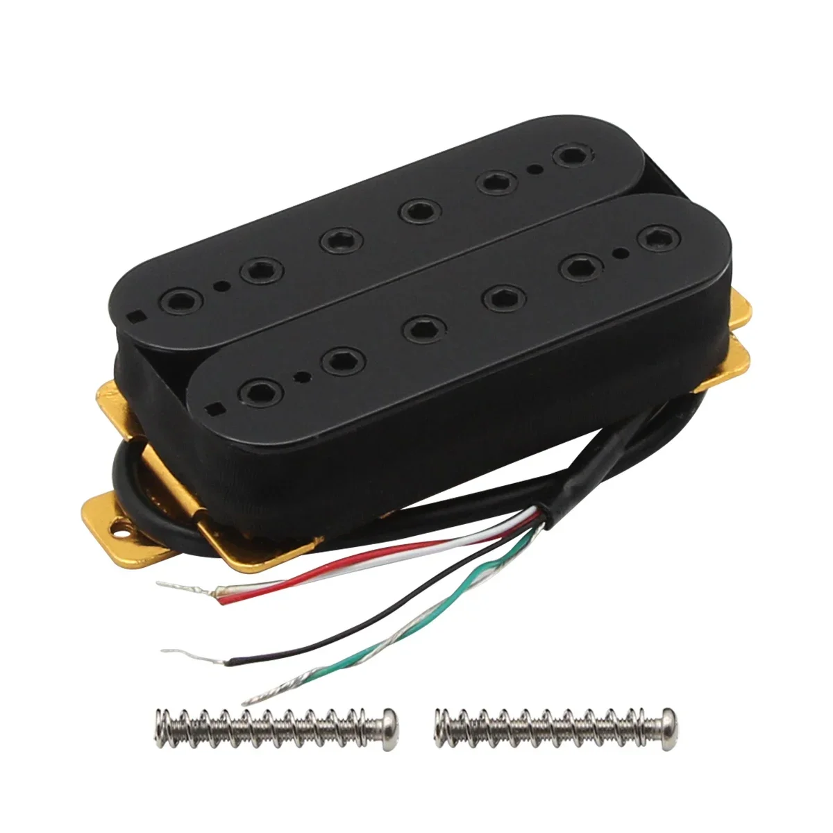 Set of Ceramic Magnet Dual Hot Track /Single Coil /Humbucker Guitar Pickup SSH Set for Neck/Middle/Bridge Position Black