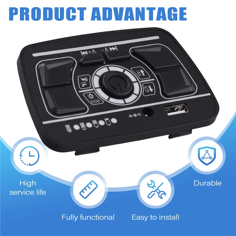 Children's Electric Car Central Control Panel Multi Functional Bluetooth Music Power Monitor