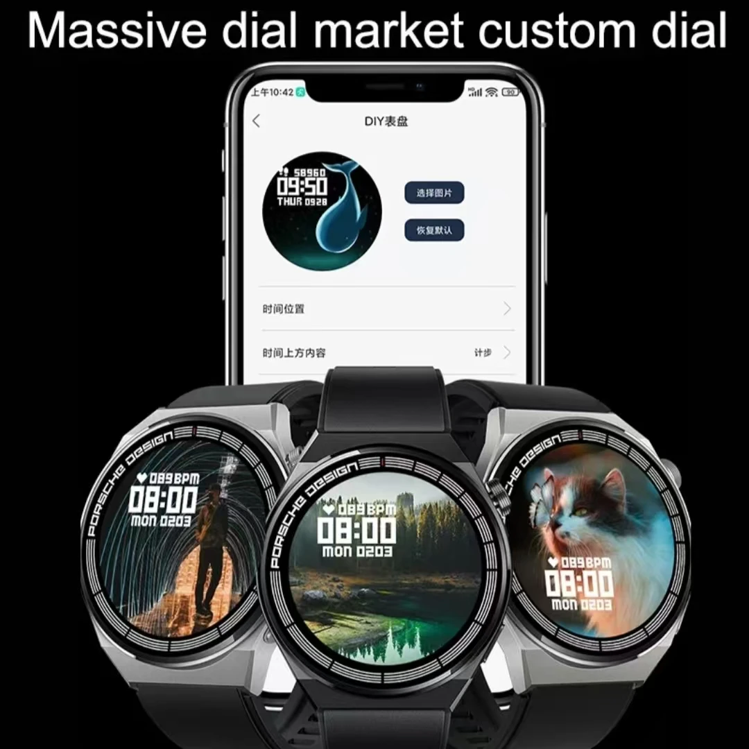 NEW GT8 PRO Luxury SmartWatch For Men Heart Rate Bluetooth Call Sports Smartwatch Sleep Monitoring Message Multifunction Watches