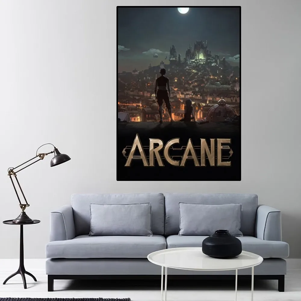 Arcane L-LOL Poster Home Room Decor Livingroom Bedroom Aesthetic Art Wall Painting Stickers