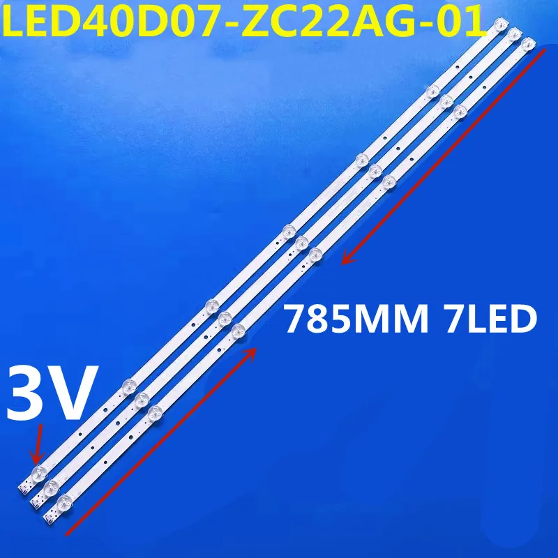 New LED Strip For LED40D07-ZC22AG-01 30340007201 LE40AL88G31C LE40U5000TF LE40A6R9 LE40F31G LE40AL88F51 H40E10 LE40AL88U88