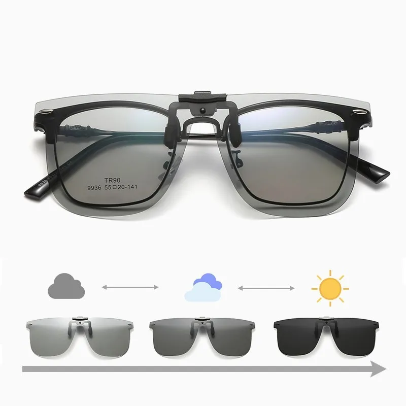 

Classic Fashion Sunglasses Polarized Square Glasses New Driving Men Glasses Multicolor Glasses Clip Optical Glasses