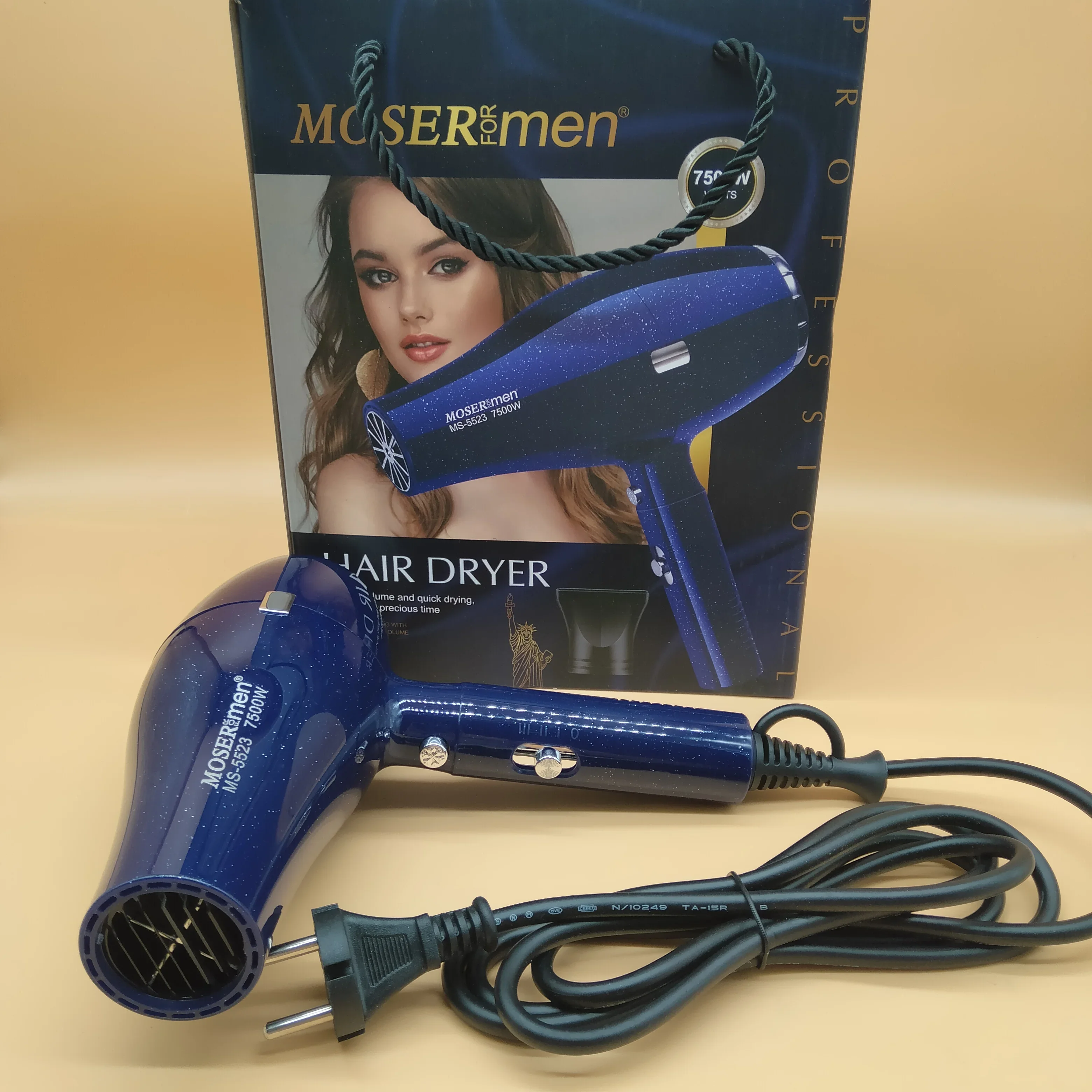 Asciugacapelli Home Barber Shop Asciugacapelli ad alta potenza con vento caldo e freddo