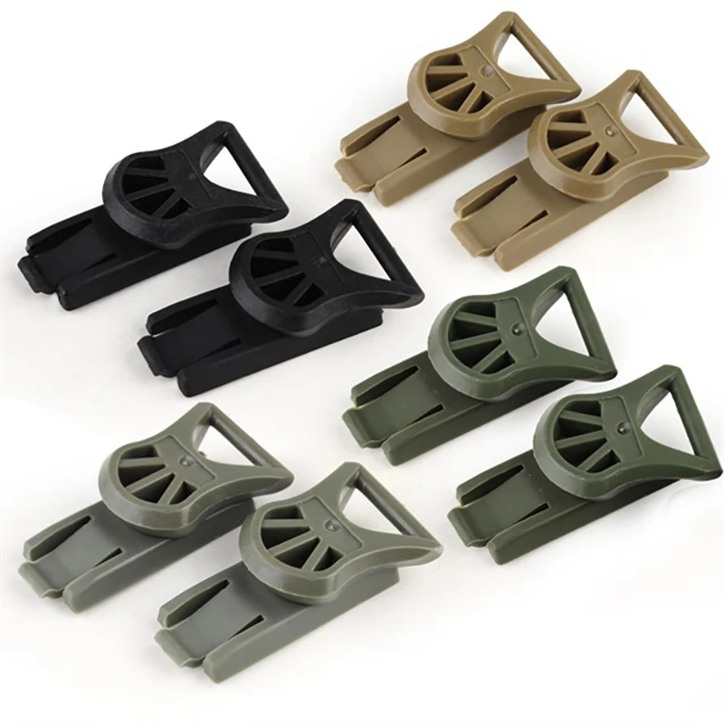 1 paar Goggle Swivel Clips FMA Fast Helm Seite Schienen Airsoft Taktische Helm Kunststoff Seite Montieren Paintball Helme Zubehör