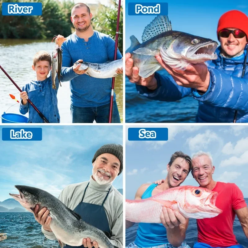 낚시 미끼 블라인드 박스, 크리스마스 카운트다운 낚시 기어 세트, 미스터리 박스, 달력 상자, 미끼 테마, 낚시 애호가 선물, 24 개