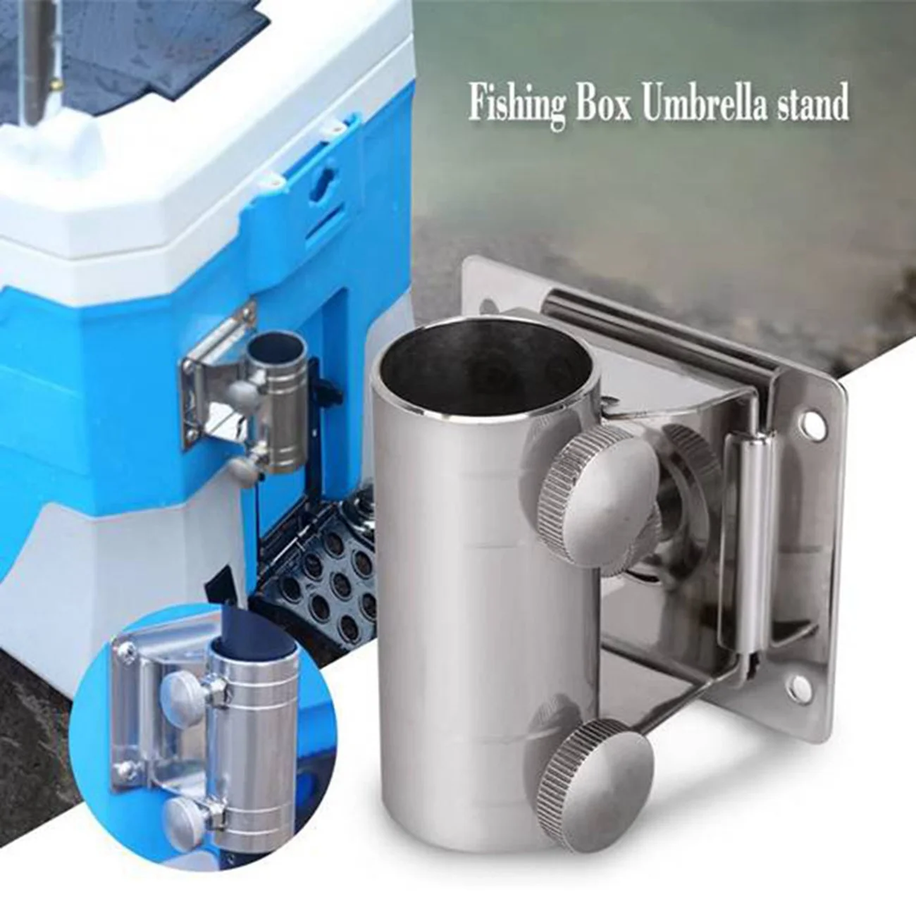 Новый кронштейн для зонта на балконе, чехол для рыбалки из нержавеющей стали, регулируемая подставка для зонта, настенный ящик для рыбалки, держатель для зонта