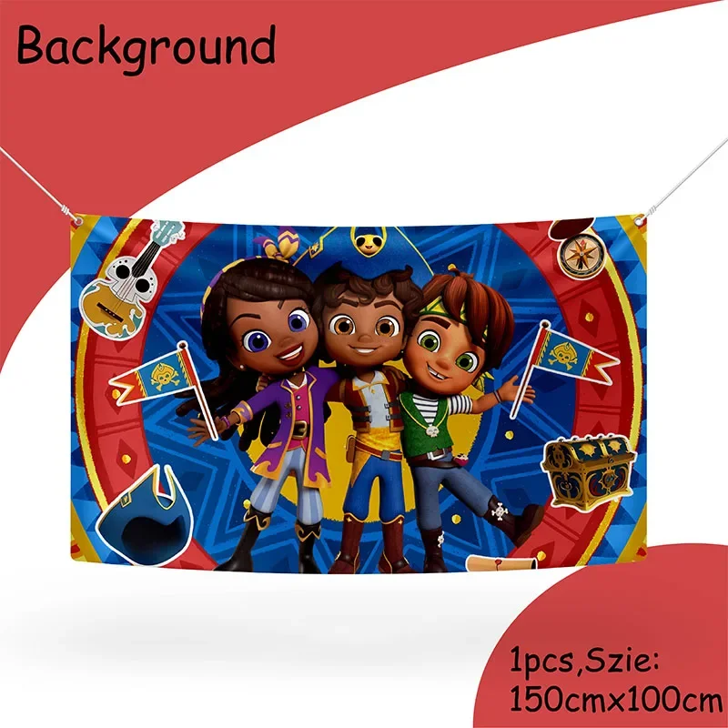 سانتياغو البحار زينة عيد الميلاد حفلة أدوات المائدة القابل للتصرف المناديل الورقية أكواب لوحات مفارش المائدة القش دش لوازم #2