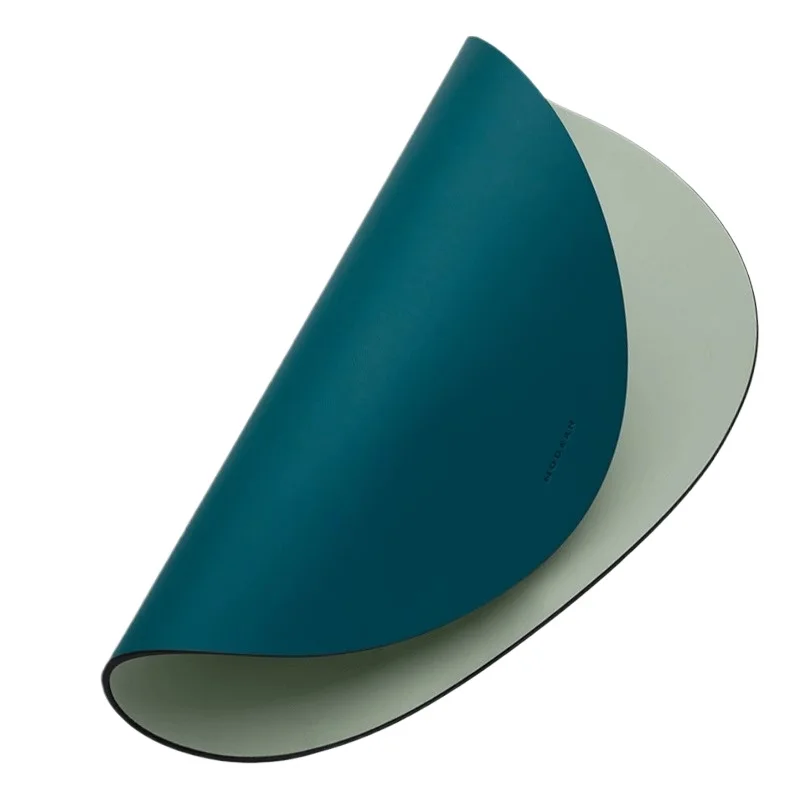 

Nordic light luxury double-sided leather, western food placemat high-end sense, waterproof and oil-proof dining