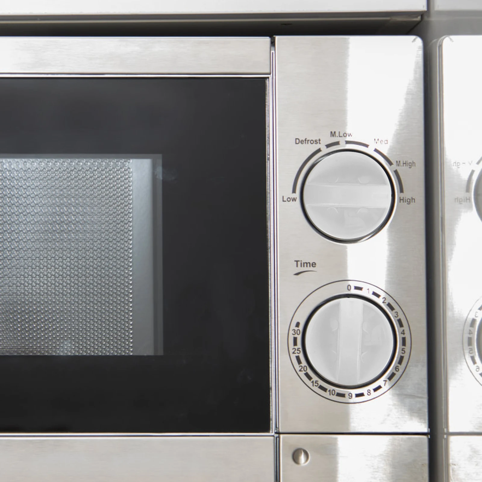 

Universal Microwave Oven Replacement Knob Plastic Time Control Dial Easy Installation Resistant to Loosening Ideal for Various