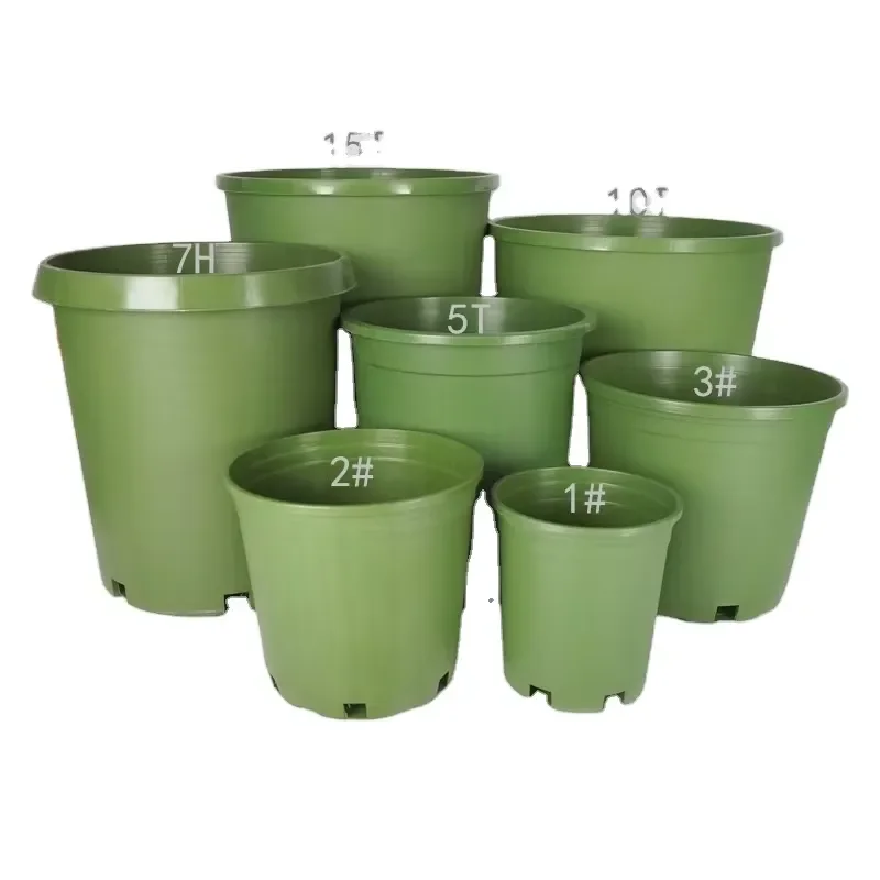for Nursery Pot Plastic Planters for Outdoor Indoor Plants Gardening Flower Pots Plant Pots with Drainage Holes