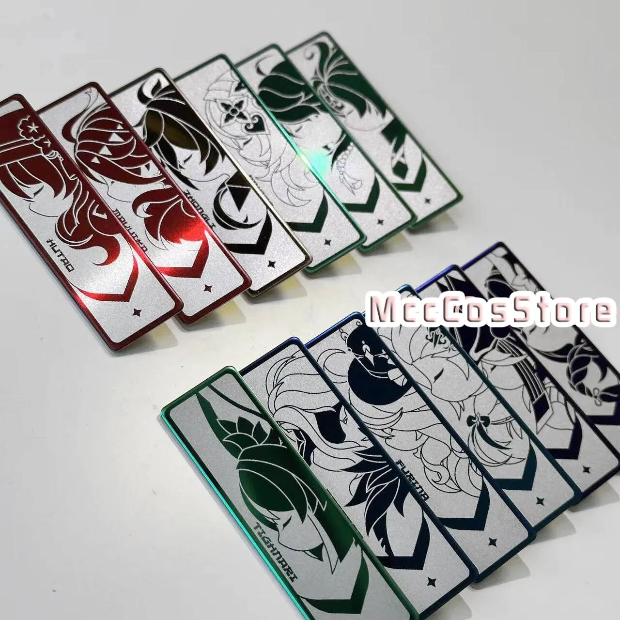 

Genshin Impact Xiao Furina Zhongli Stainless Steel Acg Mirror Badge Cartoon Brooch Fanshion Jewelry Pin Anime Fan Gift Cosplay X