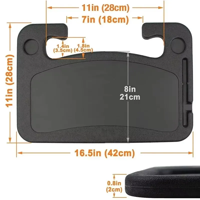 Car Tray Table  Computer Desk Mount Stand Eat Work Car Steering Wheel Dining Table Bracket Drink Food Coffee Tray Board