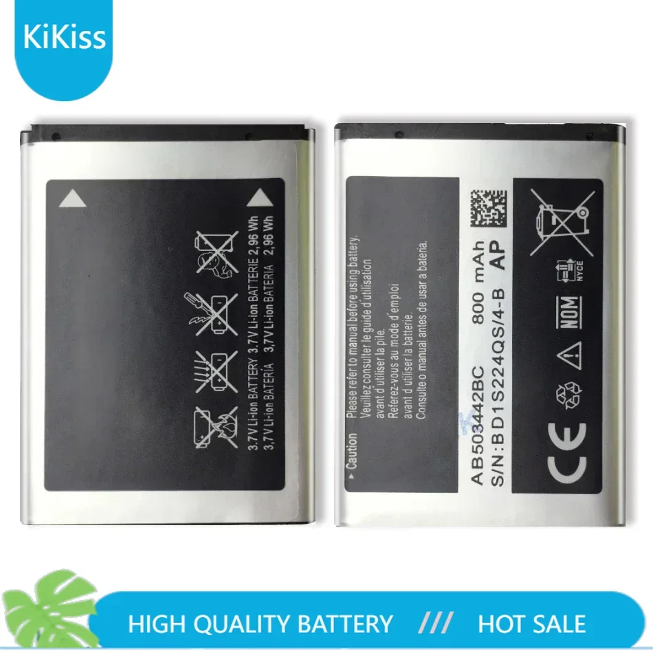 Battery for Samsung SGH-B110 E570 E578 J700 J700i J700v J708 E578 J700 J708i J708 T509 Battery AB503442BC with Track Code