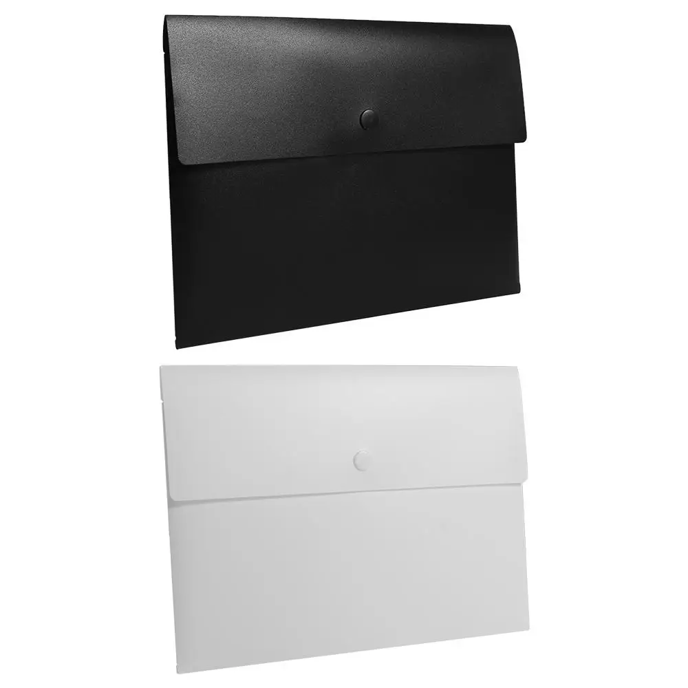With Snap Button Closure File Folders Pouch Document Organiser Cosmetic Makeup Bags Document Folder Archive Folder Storage Bag