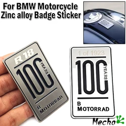 For BMW 719 R 18 R18 R9 R12 R nineT Adventure M1000R Motorcycle Accessories 100 Years Zinc alloy Badge Sticker Trim