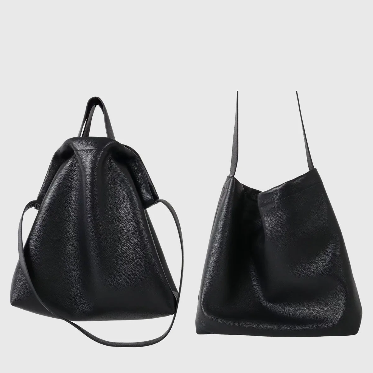

First layer cowhide Tote bag 2025 new women's soft leather minimalist hand-held crossbody bag large capacity casual shoulder bag