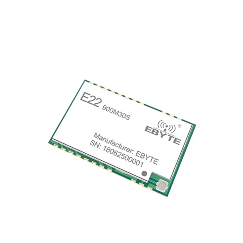 Módulo eficiente EBYTE SX1262 Lora 32Mhz TCXO de alta precisión 850-930Mhz 30Dbm 12Km interfaz SPI E22-900M30S baja potencia