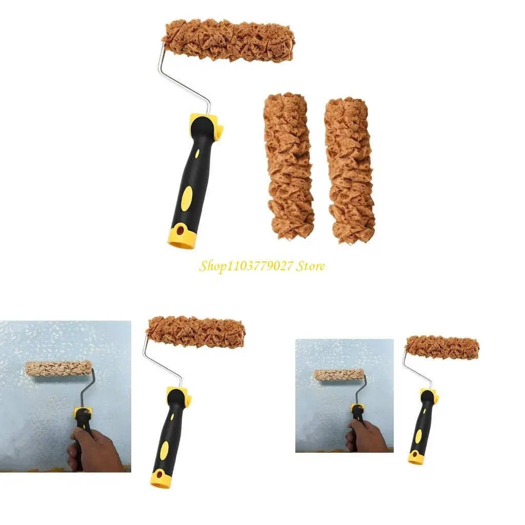 

C4DF Многоцелевой 3PEECES PAINT ROLLER STING с прочными пластиковыми 6 -дюймовыми роликами для внутренних настенных применений