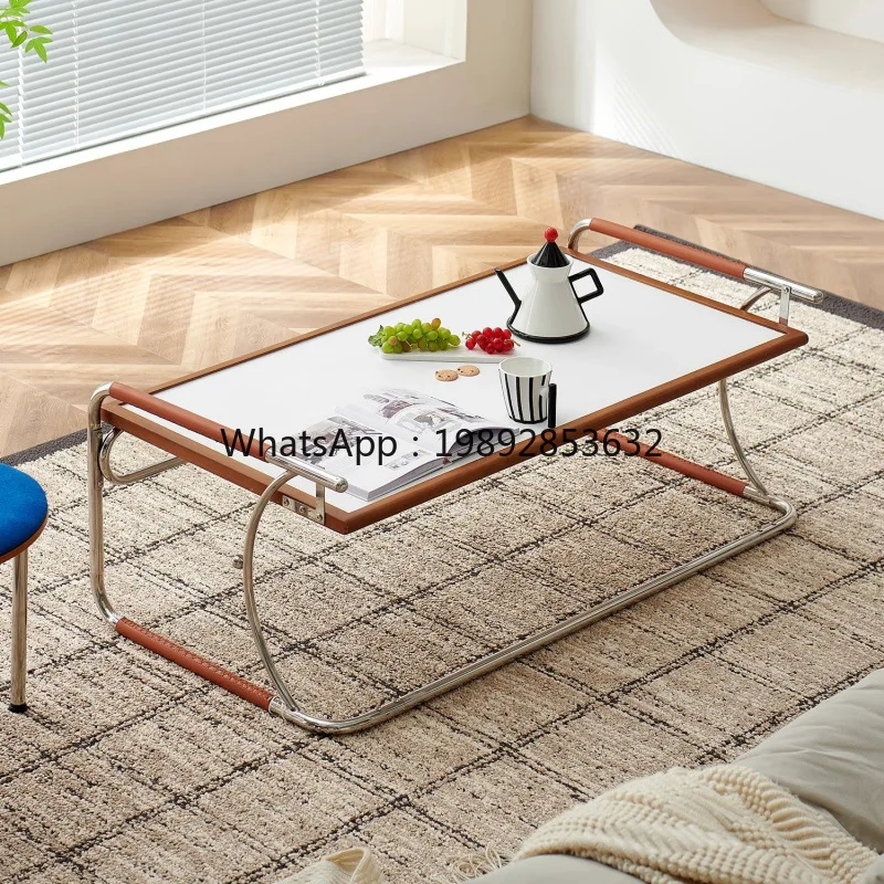 LYY غرفة المعيشة الحد الأدنى المنزل الخشب الصلب شقة صغيرة خمر مزيج الشمال بسيط الفولاذ المقاوم للصدأ #4