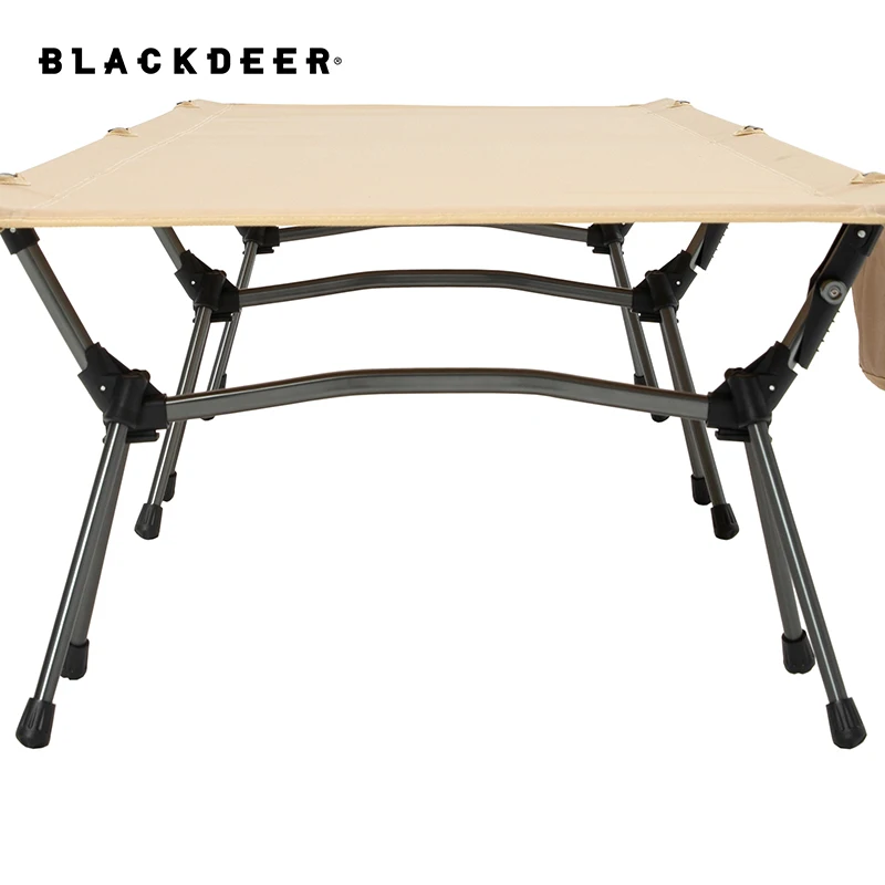 BLACKDEER Outdoor Folding Sleeping Bed Compact Aluminum Alloy Camping Cot Max 150kg Bearing 600D Oxford Fabric