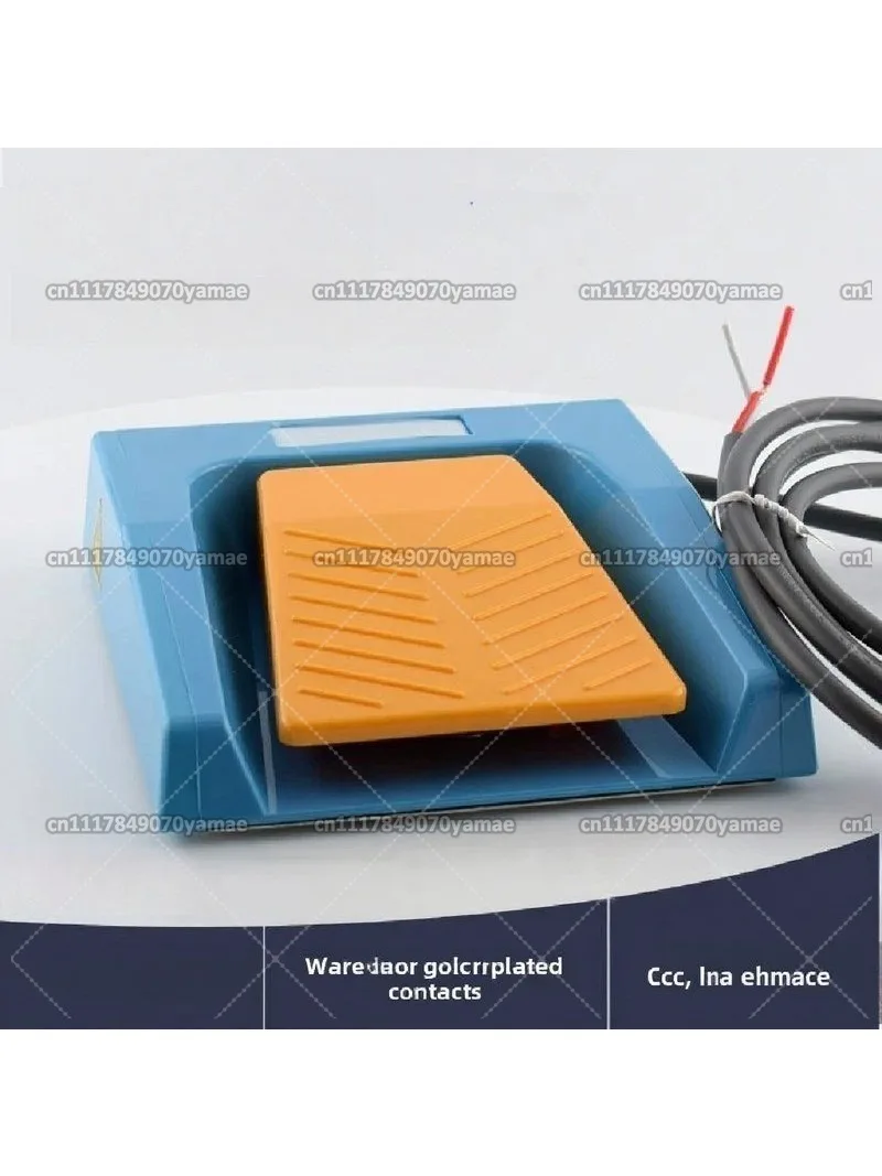 for   M5Y Waterproof Foot Switch, IP68 Dustproof Oilproof, 2M Cable, Momentary Pedal, 1NO 10A 250V