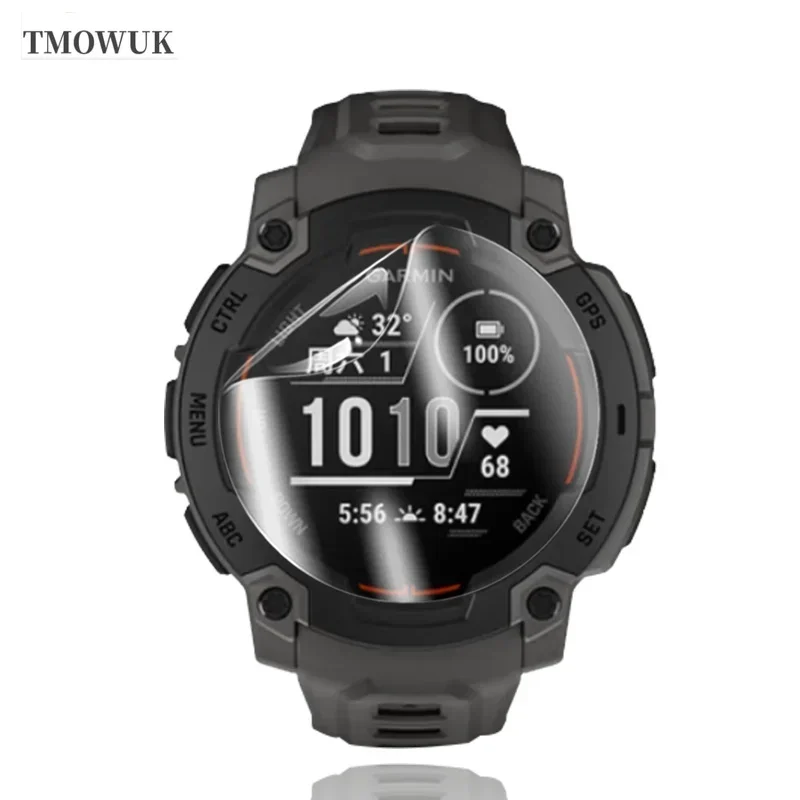 

For Garmin Instinct 2 2X 3 3E Crossover 40/45/50mm Premium HD Clear Watch Tempered Glass Screen Protector Film,