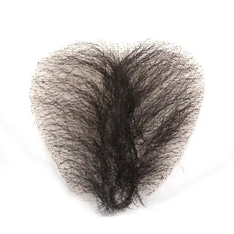 Invisible Simulation of Pubic Hair Increases Hair Volume, Natural Black for Men and Women