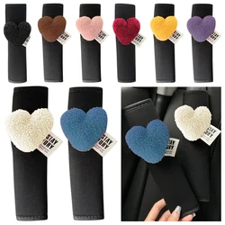 Love Heart Car Styling Seat Belt Cover Chest Protection Neck Support Car Seatbelt Shoulder Pad Cushion Soft Safety Belt Pad