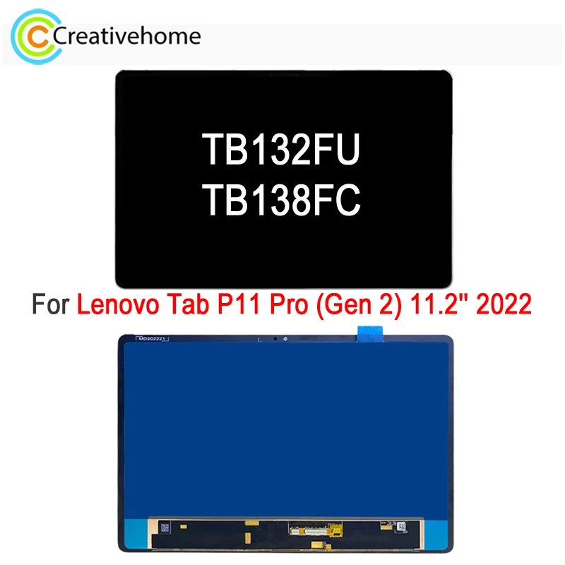 

Original 11.2 inch LCD Screen For Lenovo Tab P11 Pro (Gen 2) 11.2'' 2022 TB132FU TB138FC Tablet LCD Display Touch Screen Replace