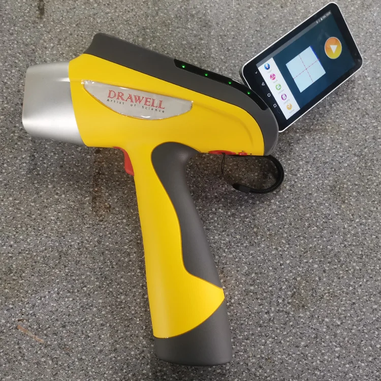 DW-EX7000 يده Xrf محلل مطياف المعادن محلل المحمولة المحمولة Xrf آلة اختبار المعدنية