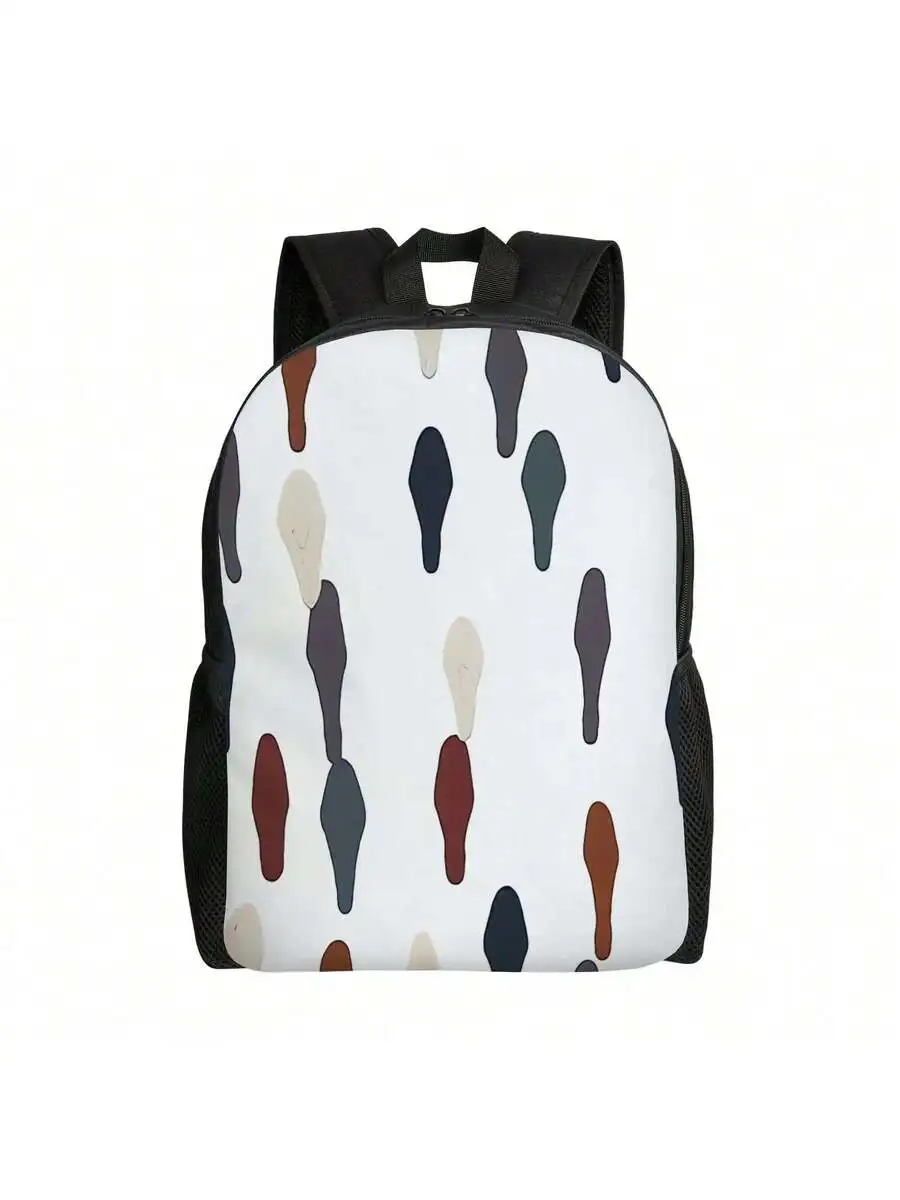 

Minimalist Modern Backpack For Adults - Lightweight Spacious Travel School Bag With Spatula Pattern