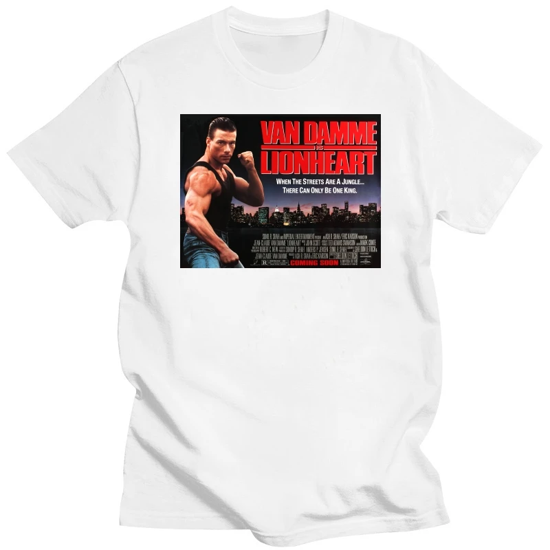 LION HEART JEAN CLAUDE VAN DAMME MOVIE POSTER T-SHIRT