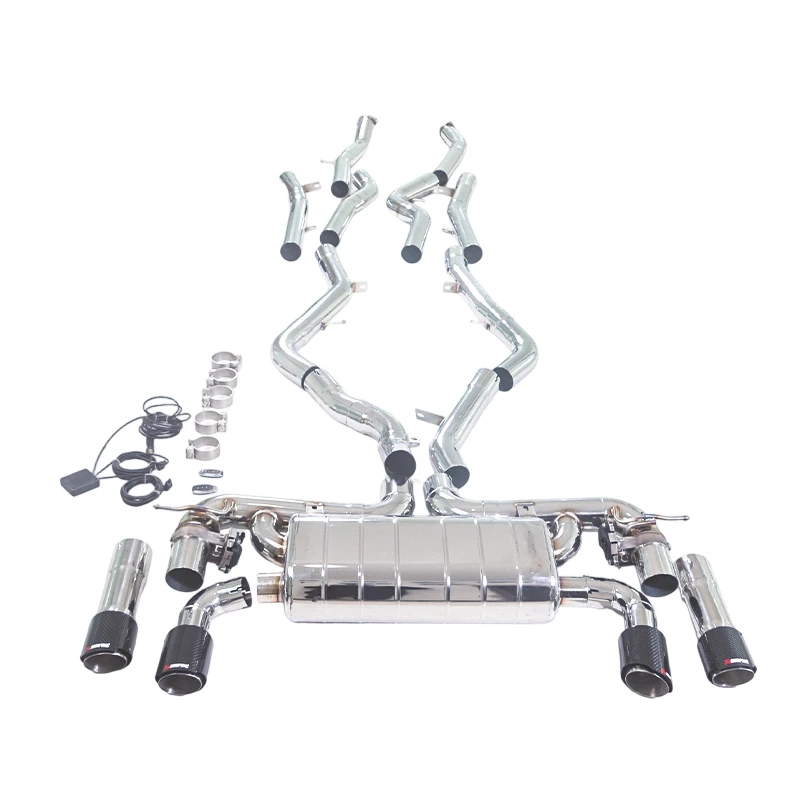 

GFC/ High-performance exhaust system muffler for 2009-2013 BMW X6M S63 4.4T Catback SS electronic valve