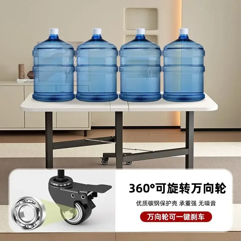 

Dining Table, Dining Table, Table, Small Apartment, Household, Movable, Retractable, Rectangular, Table and Chairs, Foldable
