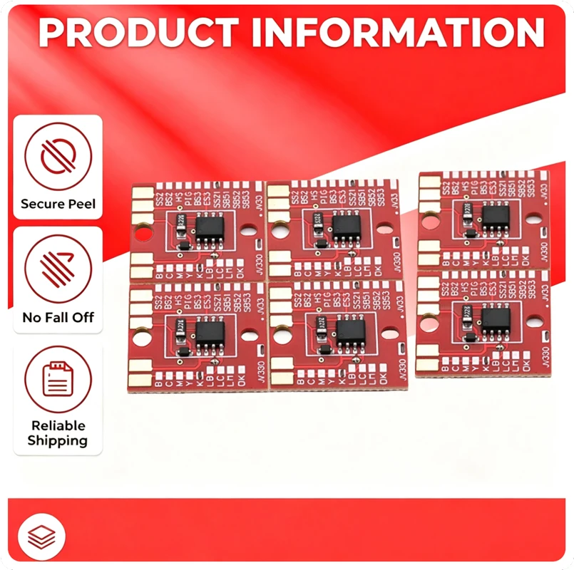 Ink Cartridge BS3 Permanent Chips for Mimaki JV3 JV33 JV34 JV5 CJV30 TPC100 TS3 TS34 TS5 Auto Reset Chips for Solvent Ink