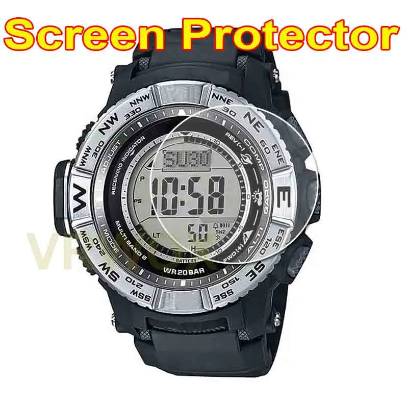 1-3pc Suitable for PRW-2500 PRW-3000 PRW-3100 PRW-3500 round watch screen protector