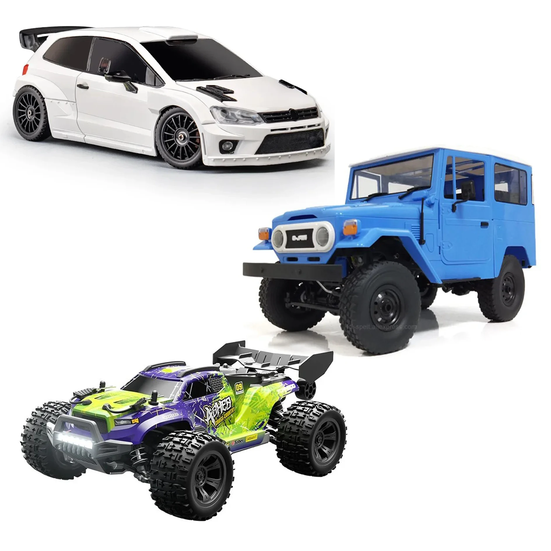 1/16 1/28 1/18 Scale RC Car C34 LD2801 SCY18101 Remote Control Racing Drift Truck All Terrain RC Car 2.4G Toys for Adult