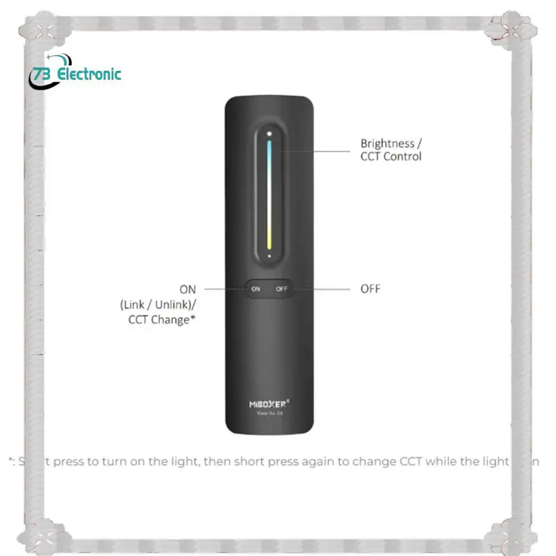 

24-часовая доставка Miboxer 2,4G RF беспроводной пульт дистанционного управления яркостью регулируемое освещение цветовая температура RGB + CCT магнитный Mo
