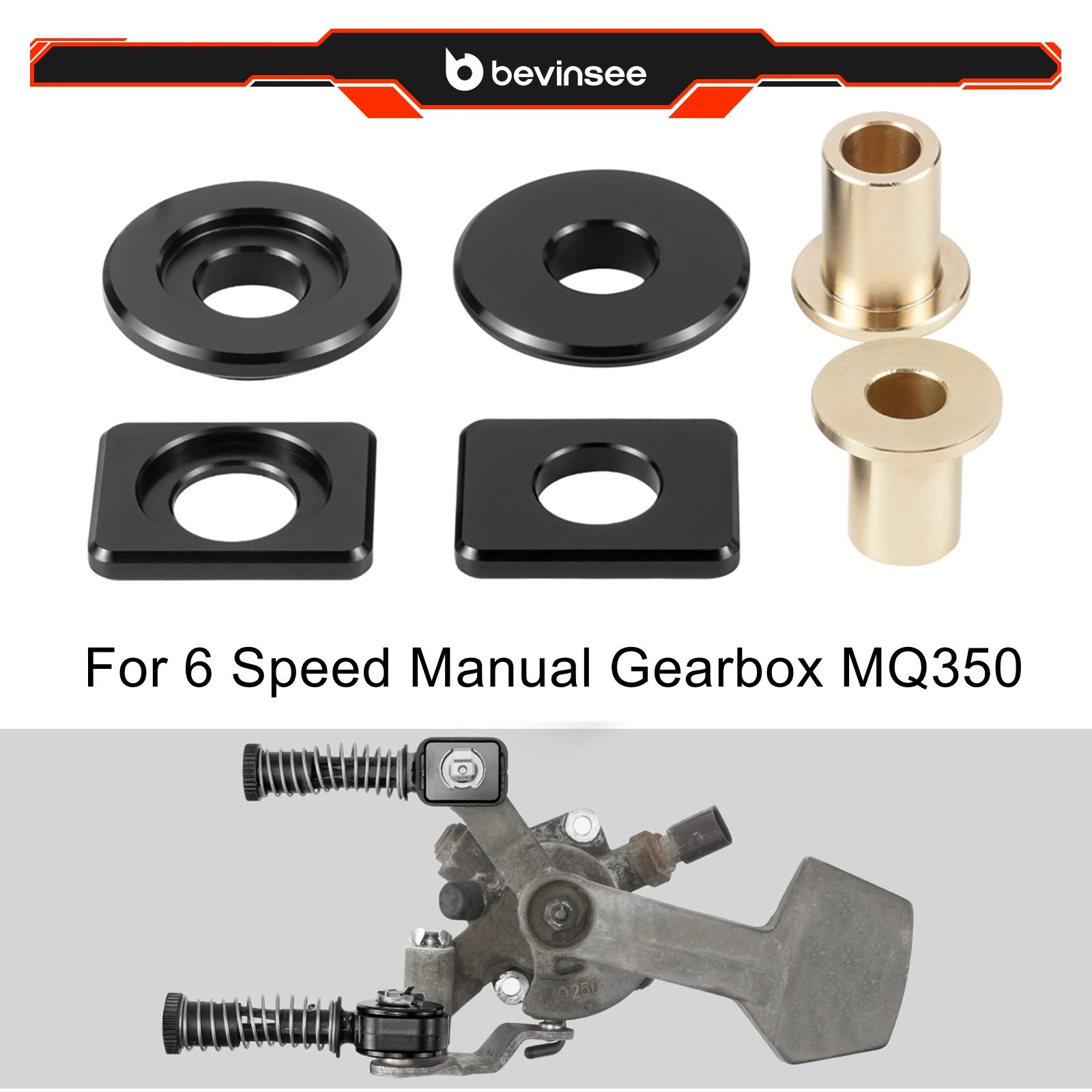 

Для 6-скоростной ручной коробки передач MQ350, комплект концевых втулок троса переключения передач, для Audi A3 8P, для VW Golf 5 для Passat B6 для Jetta MK5